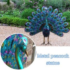 Peacock Statue Garden Decor