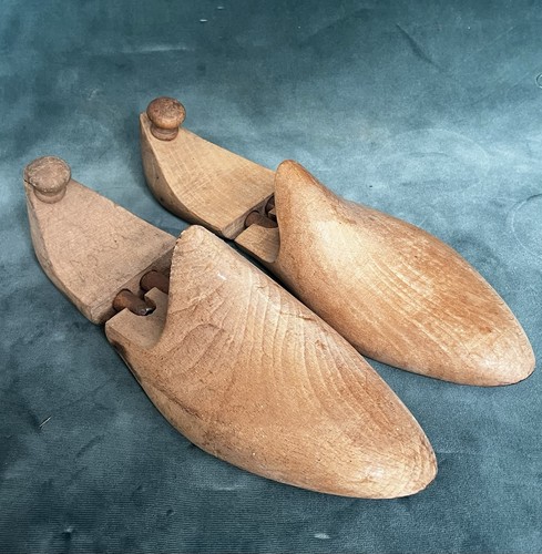 Vintage wooden shoes lasts - vintage,