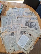 Old Newspaper Cuttings From