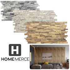 Panel Wall Slate Stone PVC Cladding Tiles 3D Effect Wall Covering Panels