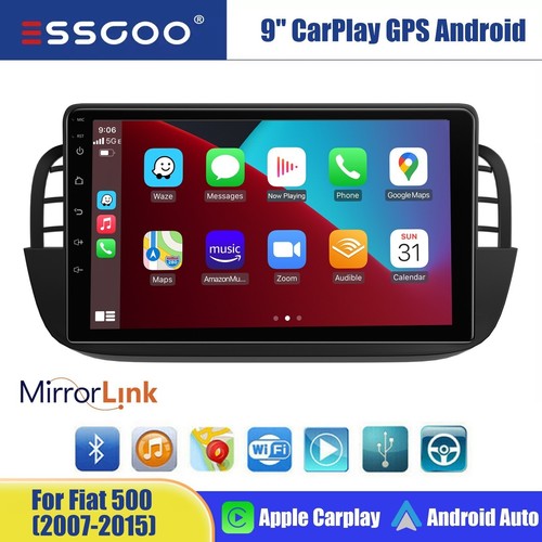 Car stereo for fiat 500 - 9",