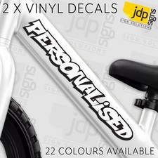 2 X PERSONALISED BIKE FRAME