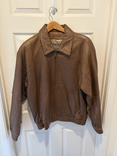 Wilson leather bomber jacket - wilson,