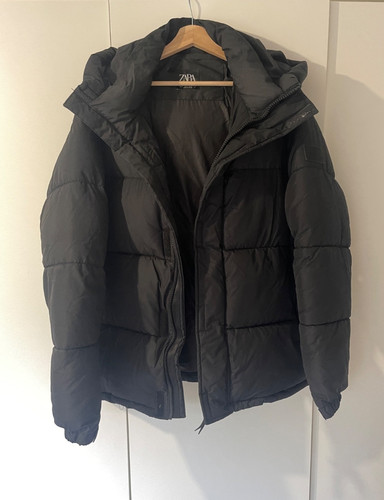 Zara men black padded - zara,