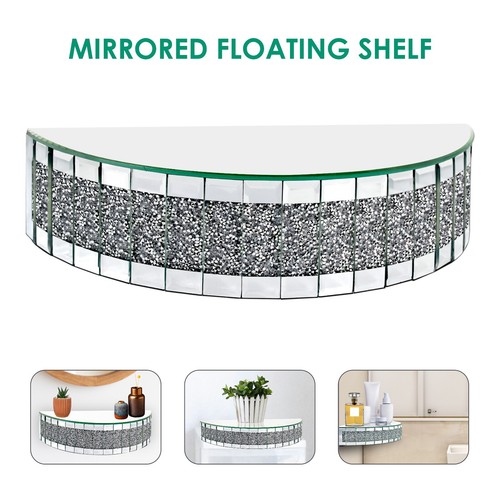 Crushed crystal mirrored - crushed,