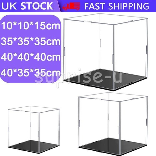 Clear acrylic display case - clear,