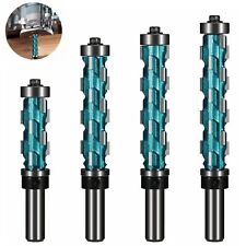 1/2'' Shank Spiral Flush Trim Router Bit Double Bearing Carbide Milling Tool