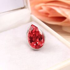 Natural Fine Padparadscha Sapphire 925Silver Pendant Engagement Anniversary Gift