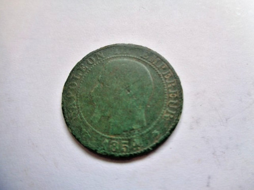 Bronze coin france napoleon - france,