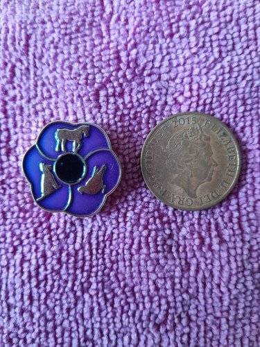 Animals war purple poppy - purple,