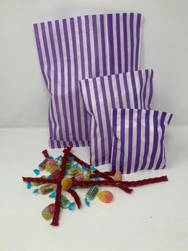 Candy stripe paper bags - candy,