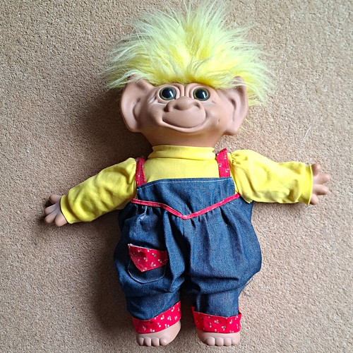 Uneeda troll doll 300mm - doll,