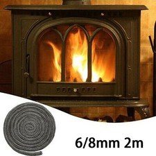 Fiberglass Rope For Wood Burning Stove Log Burner Door Seal 6/8MM Lengt