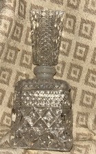 Elegant Handmade western Germany crystal Perfume Bottle With Bottle Stopper