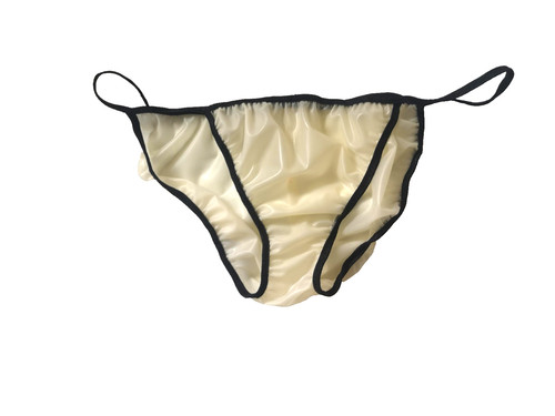 Latex panties rubber bikini - panties,
