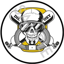 CCR Rebreather Scuba Skull