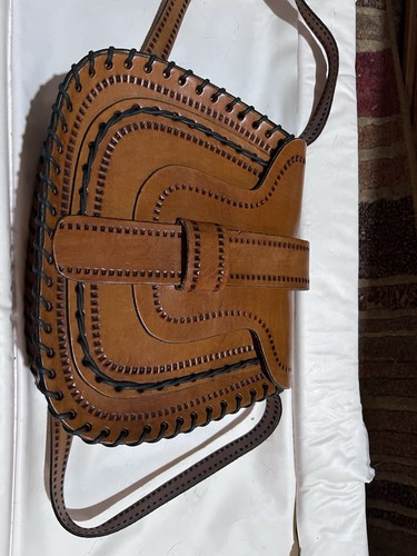 Vintage leather crossbody - vintage,