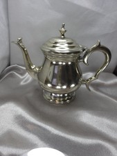 Silver-plated teapot, E.P.N.S. Vintage silverware.
