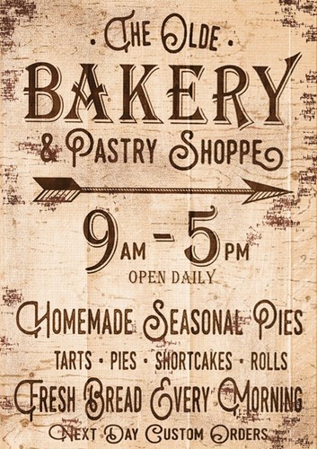 Bakery shop vintage retro - shop,