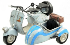 Vintage motorcycle model Vespa