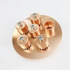 4" Distillation Column Copper Bubble Plate With Overflow Cap Homebrew Equipment