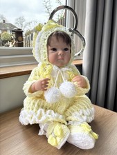 BABY  CARDIGAN BONNET SHOES