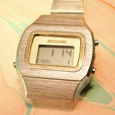 RARE Microma Digital watch From Blade Runner 1982 Working Order, New Batteries