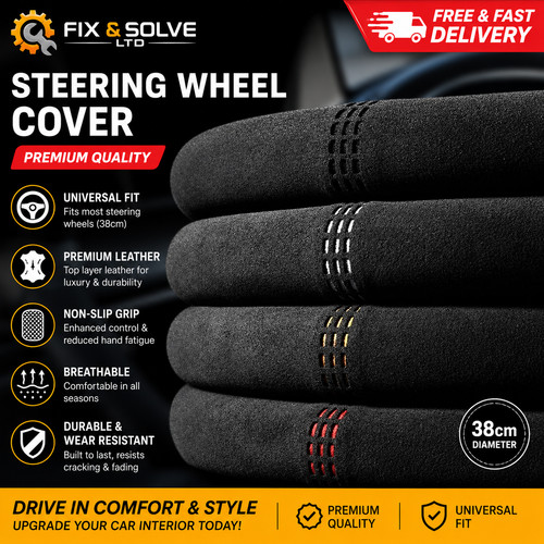 Alcantara suede auto steering - auto,