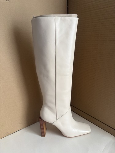 Womens knee high boots - womens, white