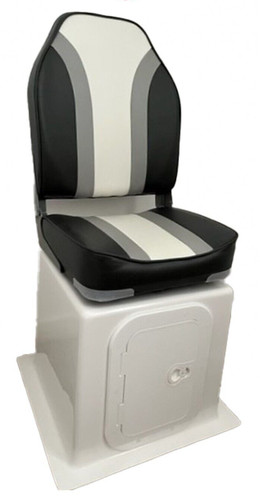 High back folding boat - high,