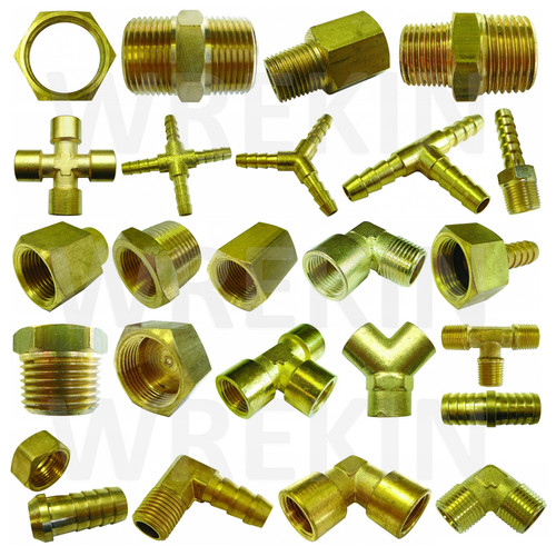 Brass pipe fitting barbed - pipe,