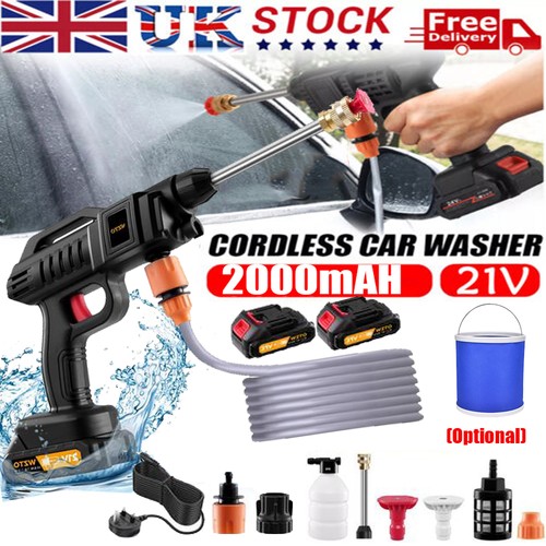Cordless car washer - car,