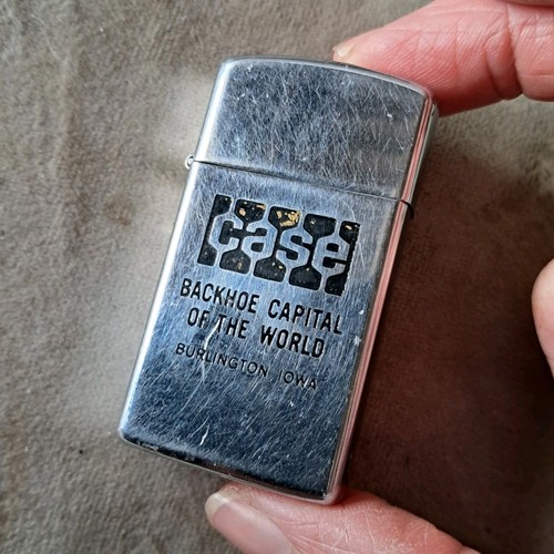 Slimline zippo lighter case - zippo, lighter,