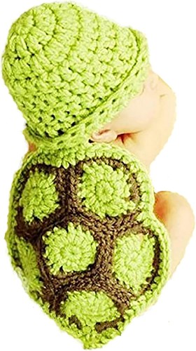 Knitted baby photo - props, set
