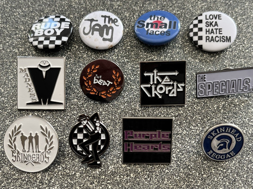 Ska mods skinheads pin - mods,