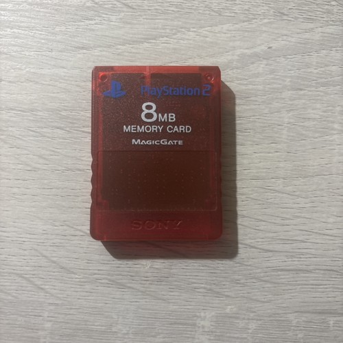 Sony ps2 playstation 8mb red - playstation,