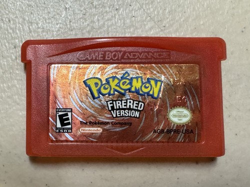 Authentic pokemon fire - pokemon, gba