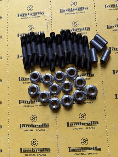 Lambretta chain case - lambretta, studs