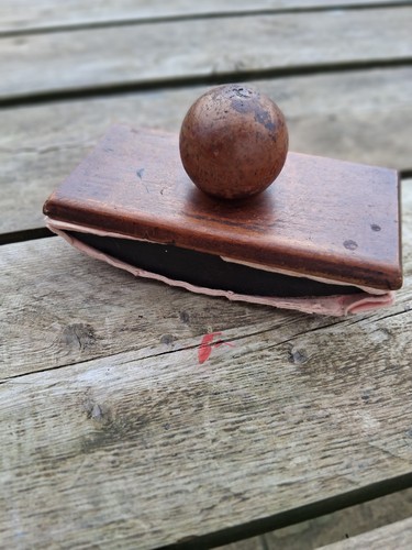 Vintage wooden ink - ink, blotter