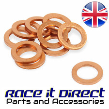 15x Motorcycle Bike Brake Line Banjo Bolt Copper Crush Washers M10 for Goodridge