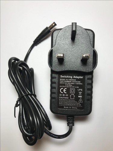 Replacement for 15v 1 5a - uk, 2a