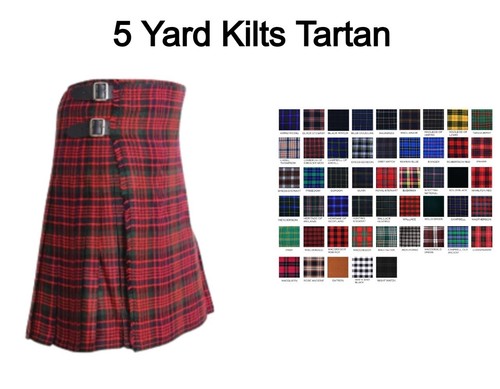 Scottish tartan kilt for men - kilt,