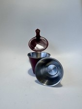 Set of 4 Stainless Steel Acorn