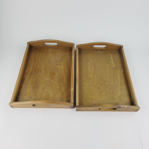 Wooden serving trays - trays,, set