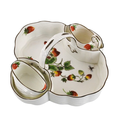Coalport strawberry basket - coalport,