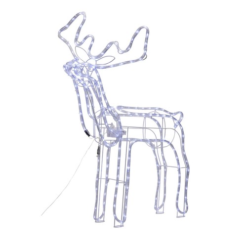 Animated gazing reindeer - gazing,