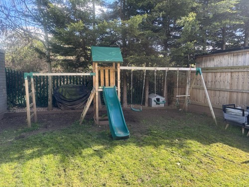 Wooden outdoor play area - wooden,