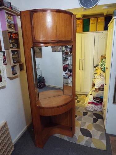 Vintage wooden tall corner - tall,