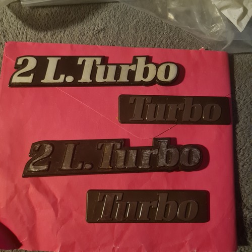 Renault turbo badges - x, 4