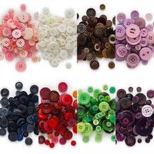 30g Color Series Resin Buttons for Sewing Scrapbooking Clothing Handmade Decor